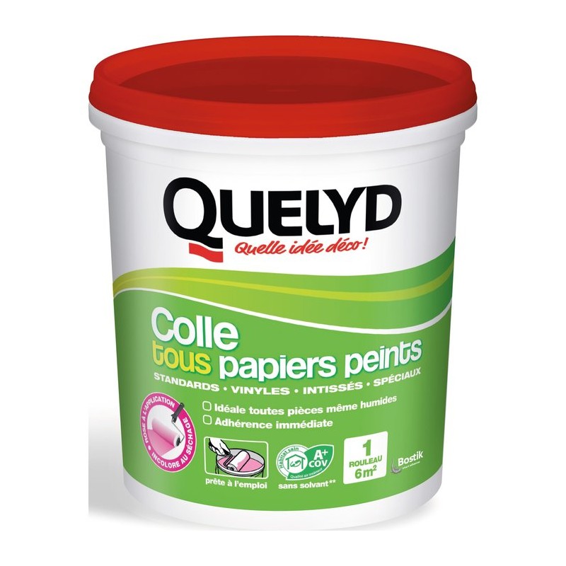 Colle tous papiers peints avec indicateur colore