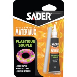 Colle plastique souple