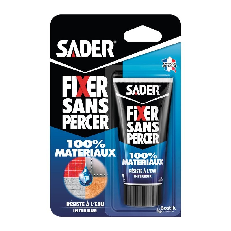 Colle hybride Fixer sans percer 100 % materiaux