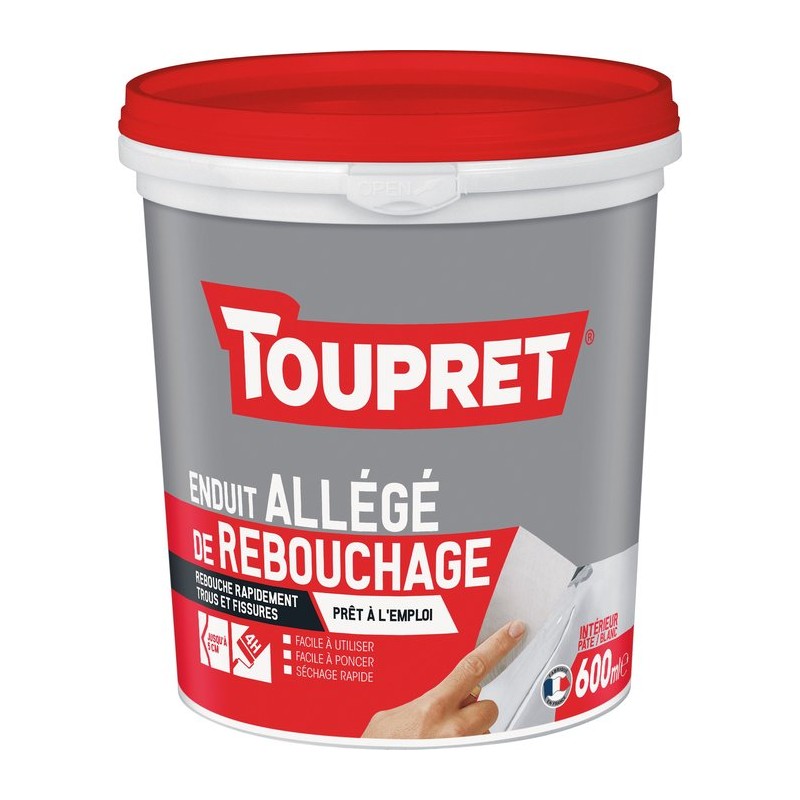 Enduit allege de rebouchage