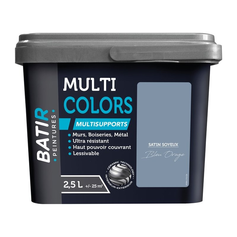 Peinture Batir multi-supports satin soyeux 2,5 l