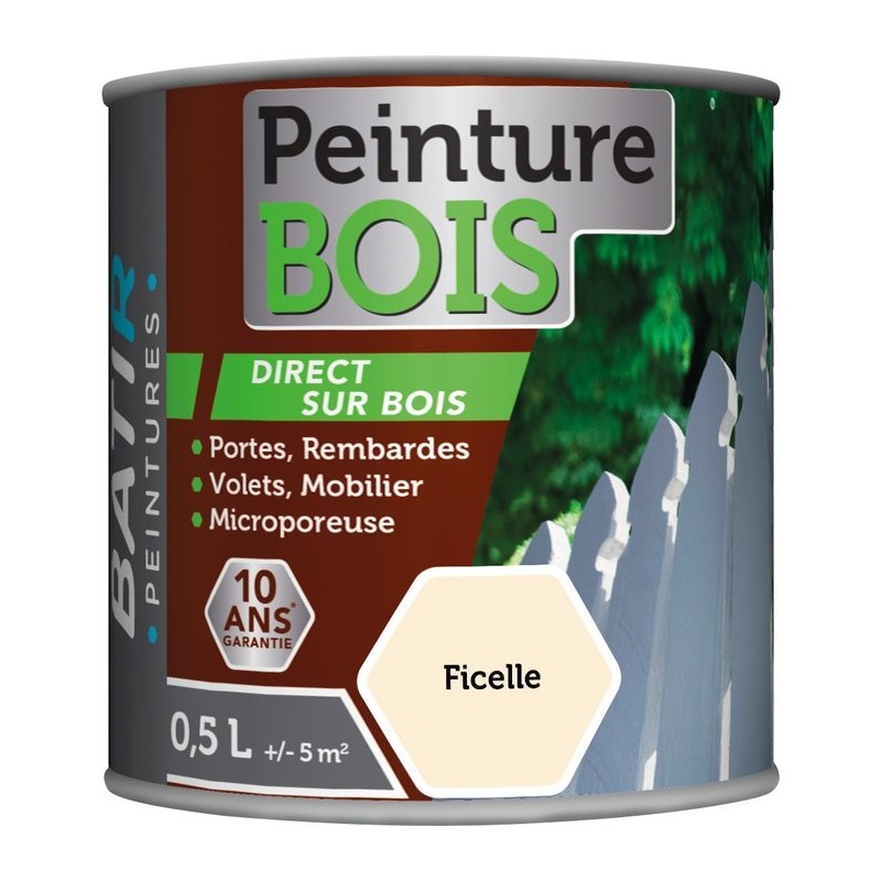 Peinture microporeuse Batir bois - Satinee