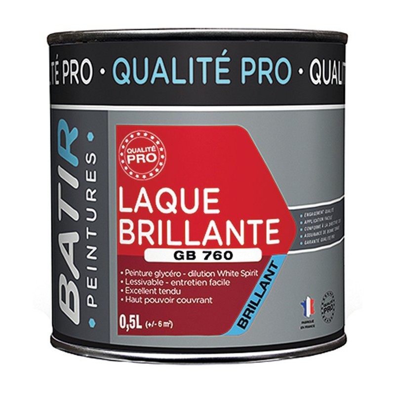 Peinture laque glycero Batir grands blancs Pro