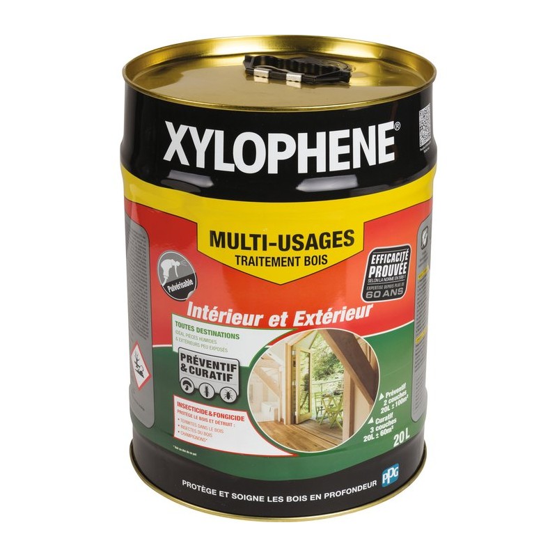 Xylophène liquide monocouche multi-usages - Bidon 20 l - Xylophène