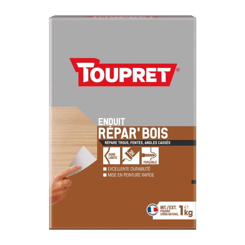 Enduit de reparation bois