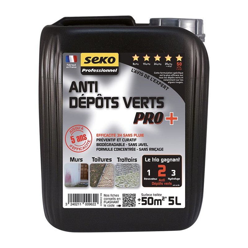 Anti-depots vert professionnel concentre a diluer