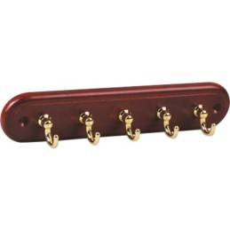 Porte-cles ou porte-serviette bois