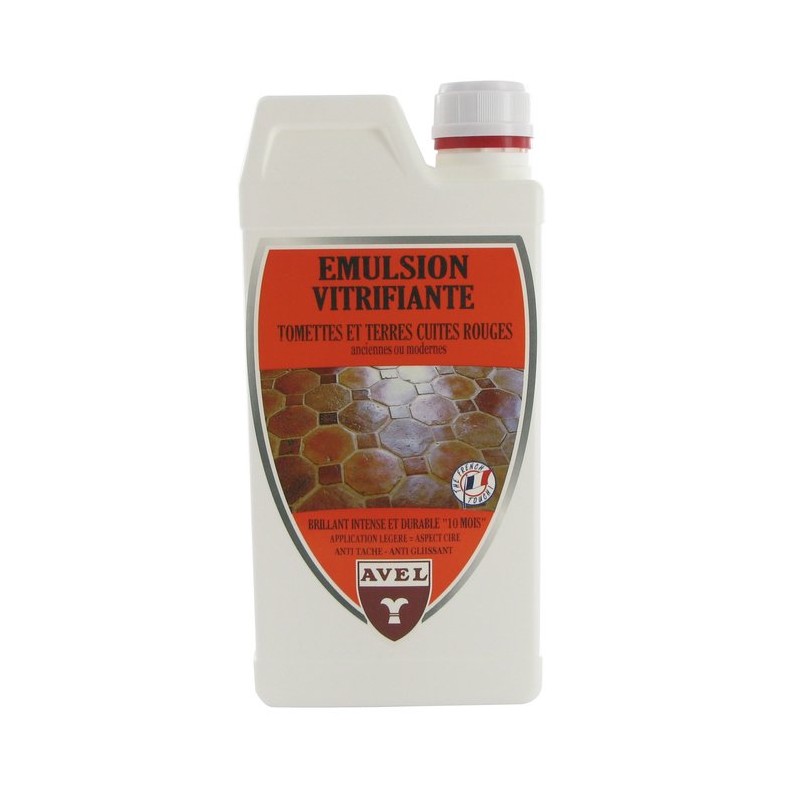 Emulsion vitrifiante tomette