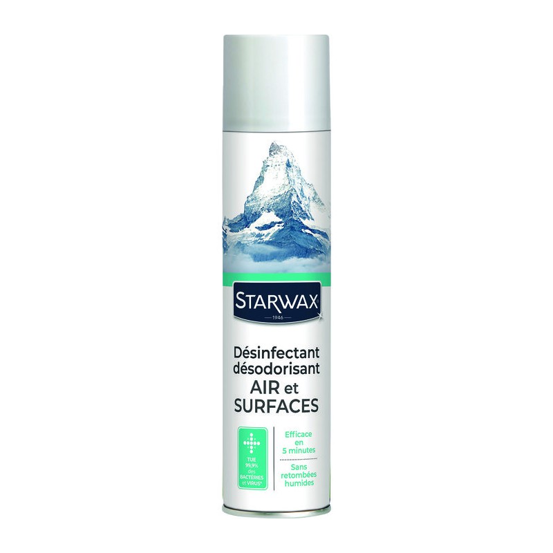 Désinfectant désodorisant air et surfaces - Starwax - 300 ml