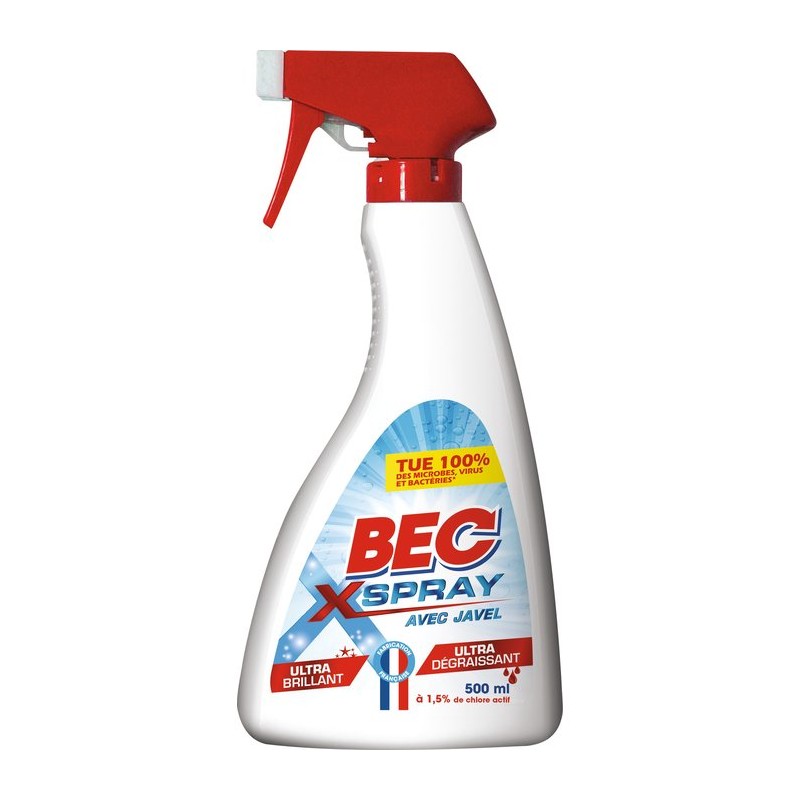 Desinfectant liquide avec javel Bec