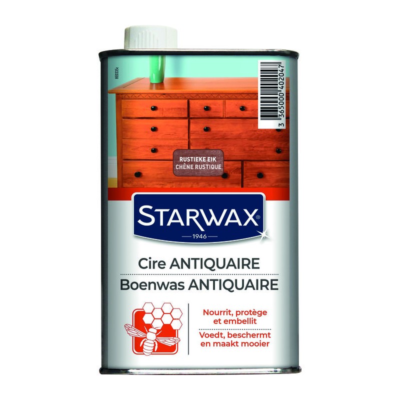 Cire antiquaire pâte chêne rustique 500mL - STARWAX