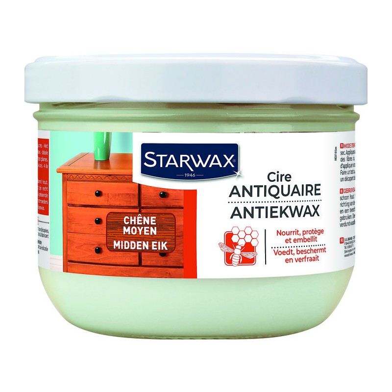  Cire antiquaire pâte chêne moyen 375mL - STARWAX