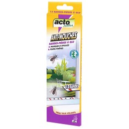 Mouches bande de glue