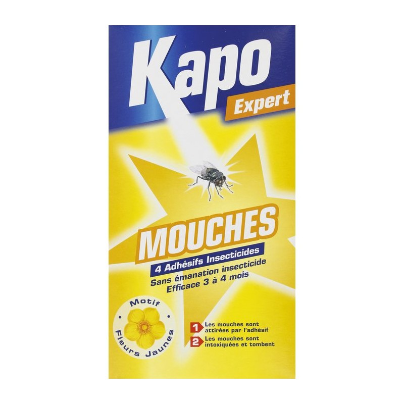 Mouches sticker Kapo Expert - 1 adhésif pour 10 m²