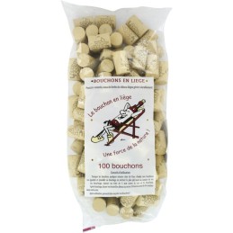 Bouchon liège colmate 4eme catégorie cylindrique impression grappe