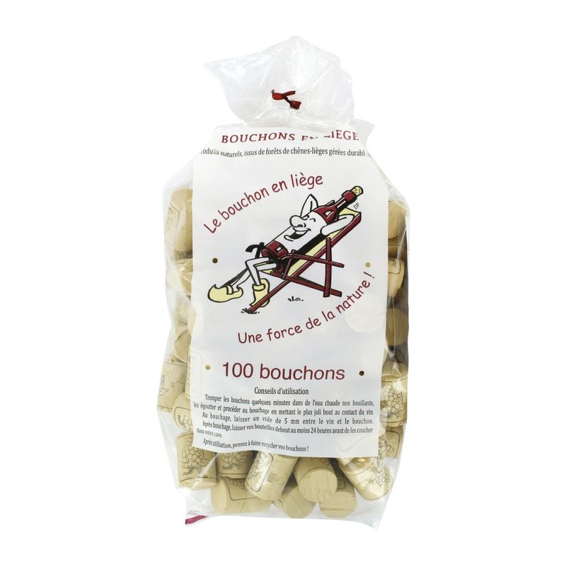 Bouchon liège cylindrique