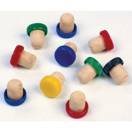 Bouchon liege tete plastique