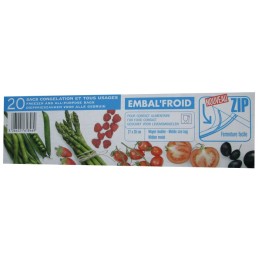 Sac congélation avec Zip Embal'froid