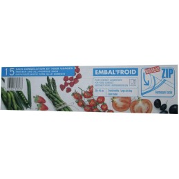 Sac congélation avec Zip Embal'froid