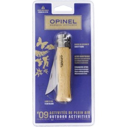 Couteau lame inox Opinel - Longueur lame 9 cm - N°9
