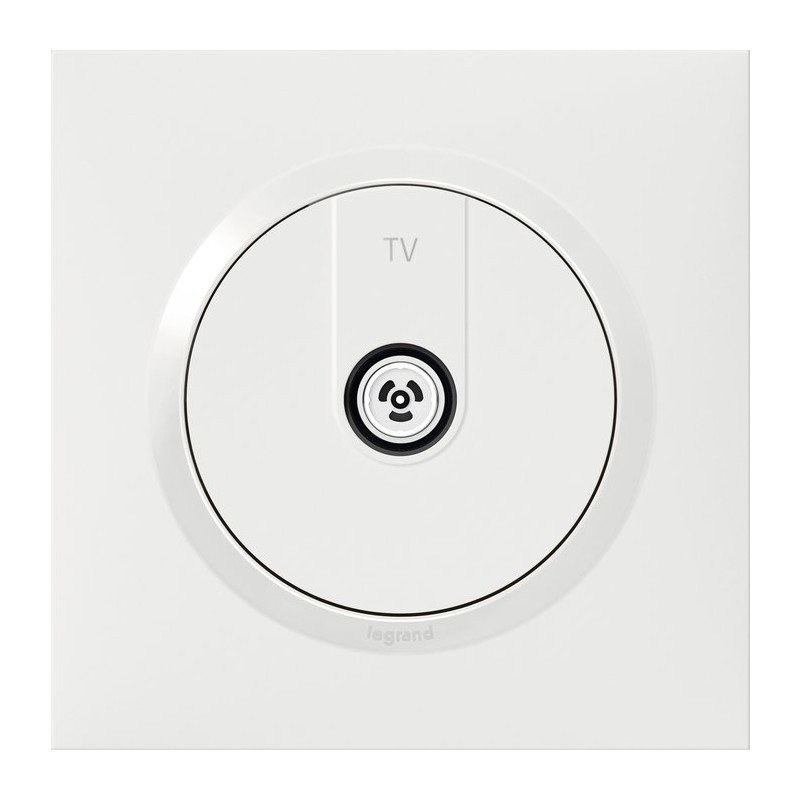 Legrand TV-Steckdose – Weiß, UHD/4K-tauglich