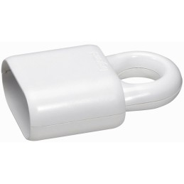 Fiche plastique 2P 6 A Legrand- Femelle - Blanc