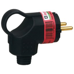 Fiche caoutchouc 2P+T 16 A