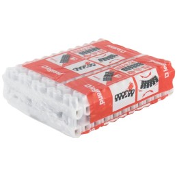 Barette 2 x 6 Nylbloc blanche