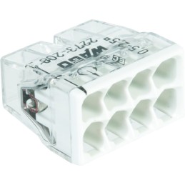 Borne de connexion pour boite de dérivation - Wago - 8 conducteurs - 4 Kv