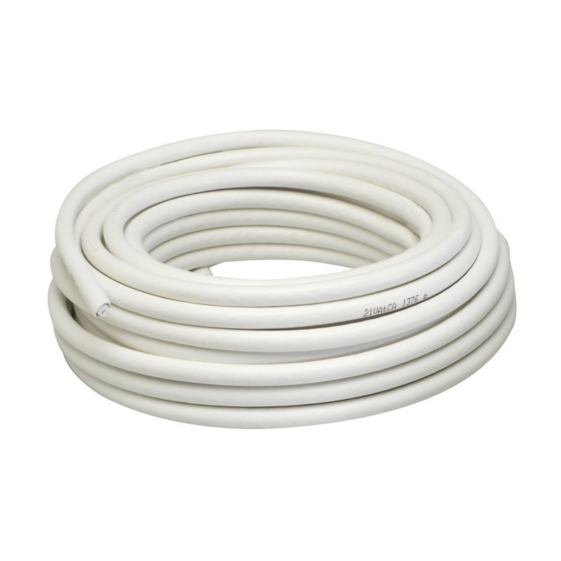 Câble télévison - 21VATCA - Dhome - L. 10 m - Blanc - Brochable