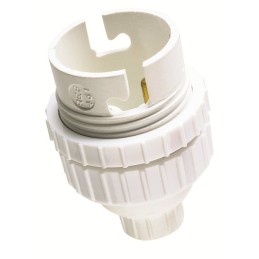 Douille B22 nylon avec passage de fil