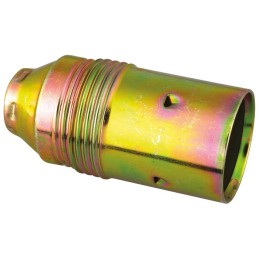 Douille E14 acier laitonne
