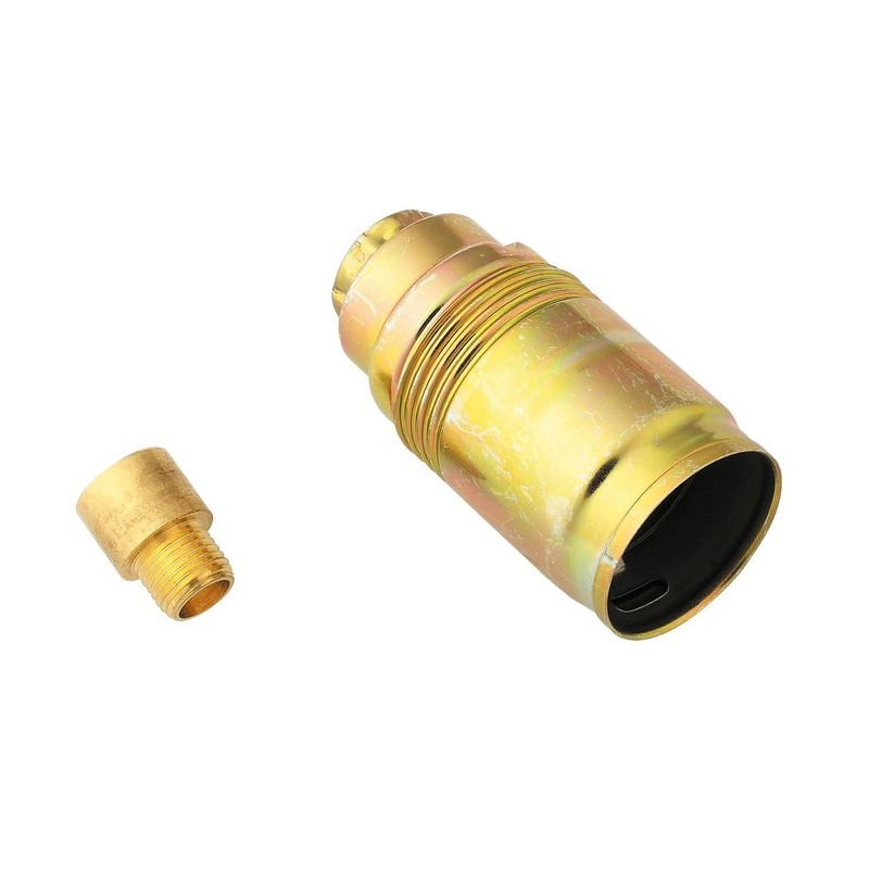 Douille E14 acier laitonne