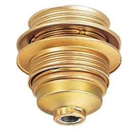 Douille E27 acier laitonne