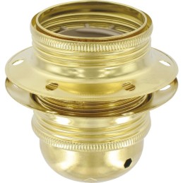 Douille E27 acier laitonne