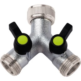 Sélecteur 2 voies en Y - Capvert - Filetage 20 x 27 mm - Brochable