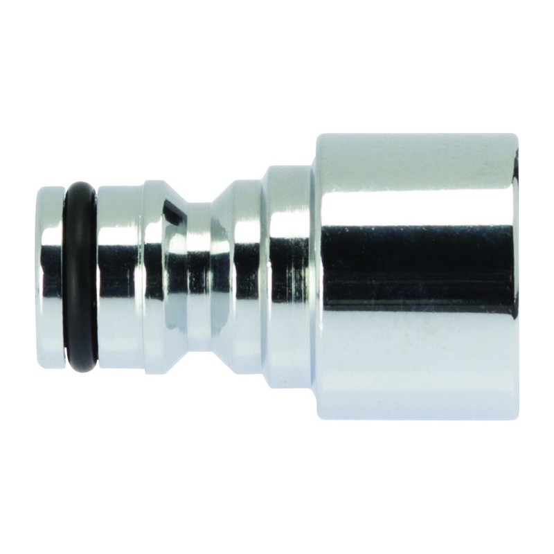 Nez de robinet brise-jet - Capvert - Laiton nickelé - Femelle