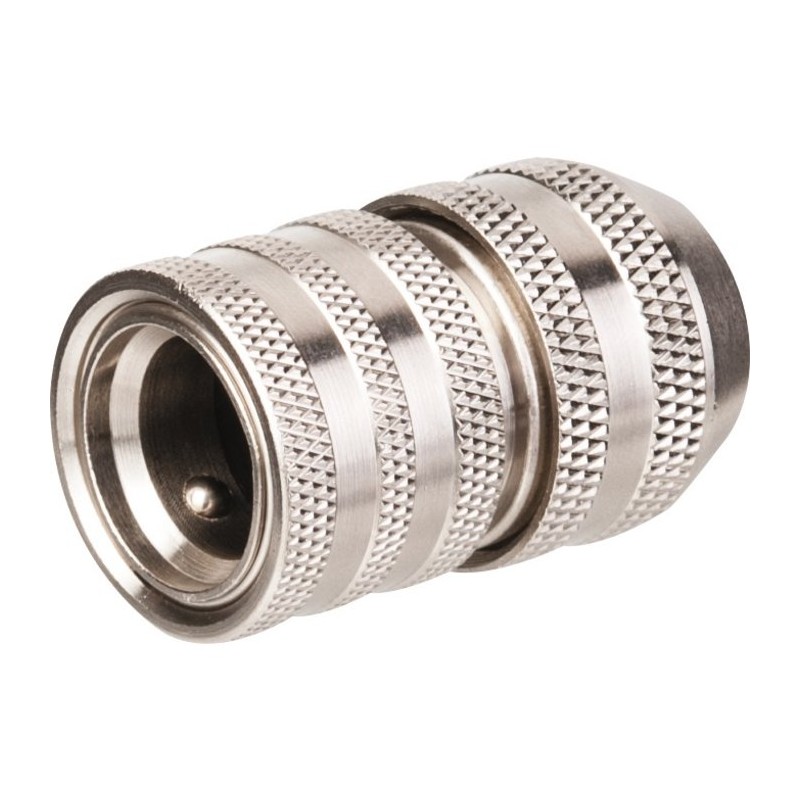 Raccord d'arrosage rapide - Capvert - Laiton nickelé - Brochable