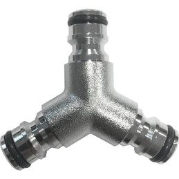 Raccord de dérivation en Y - Capvert - Laiton nickelé