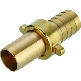 Raccord d'arrosage 3 pièces - Capvert - Laiton - Filetage 20 x 27 mm - Ø 19 mm - Brochable