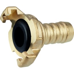 Raccord d'arrosage cannelé - Capvert - Laiton express - Ø 19 mm - Brochable