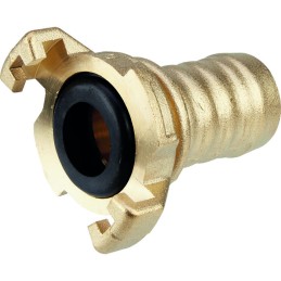 Raccord d'arrosage cannelé - Capvert - Laiton express - Ø 25 mm - Brochable