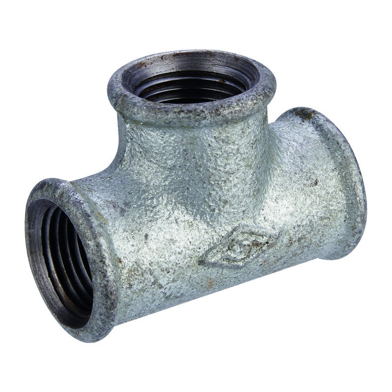 Té égal femelle 130 - Capvert - Fonte galvanisée