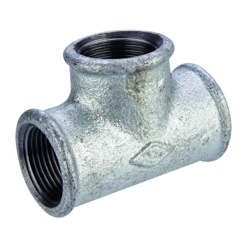 Té égal femelle 130 - Capvert - Fonte galvanisée