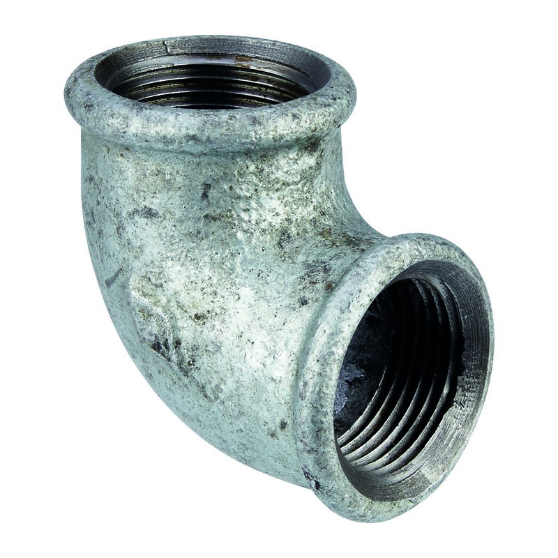 Coude femelle 90 - Capvert - Fonte galvanisée