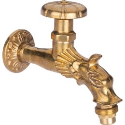 Robinet pour fontaine - Capvert - Laiton poli