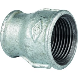 Manchon réduit femelle 240 - Capvert - Fonte galvanisée - Filetage 20 x 27 - 15 x 21 mm