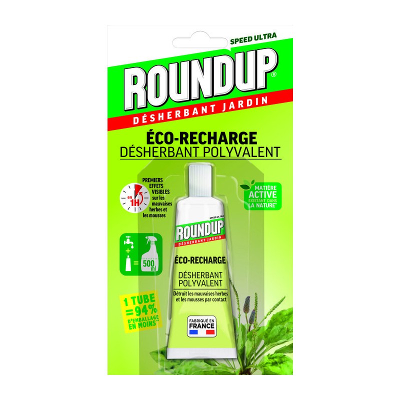 Eco-recharge désherbant polyvalent EVERGREEN - ROUNDUP 