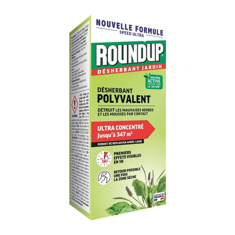 Roundup - Désherbant Rapide Concentré - 800 ml