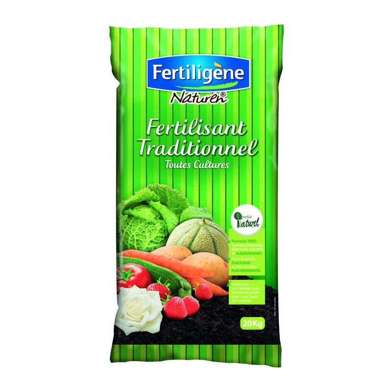 Fertilisant traditionnel - Fertiligène - 20 kg